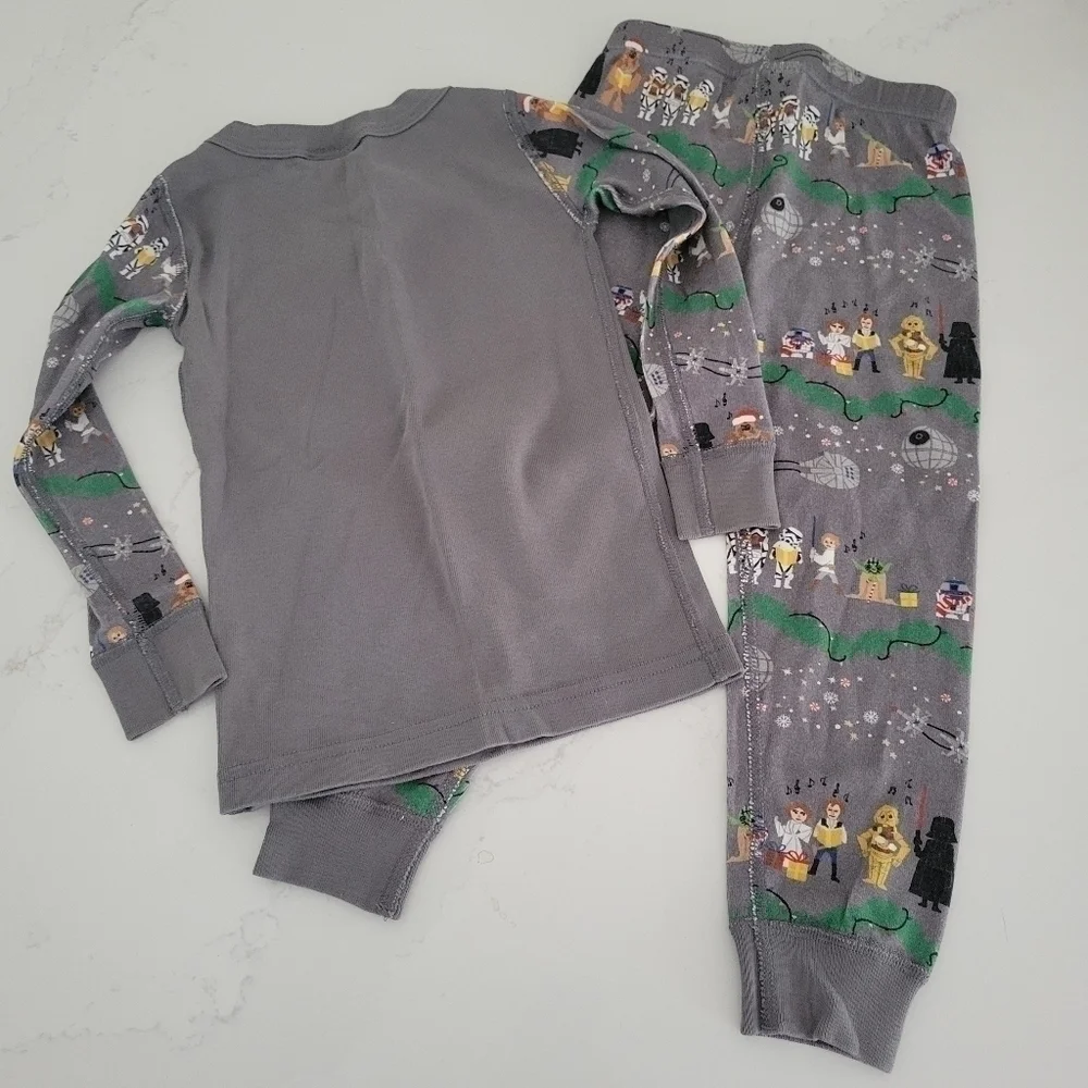 Hanna Andersson Star Wars Christmas Pajamas Stormtrooper 2-Piece Set 100% Cotton - Picture 6 of 6